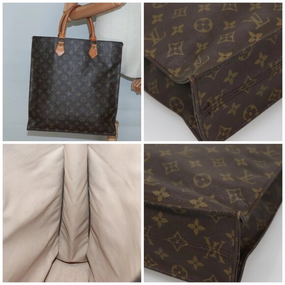 LOUIS VUITTON Monogram Sac Plat Hand Bag - Picture 16 of 16